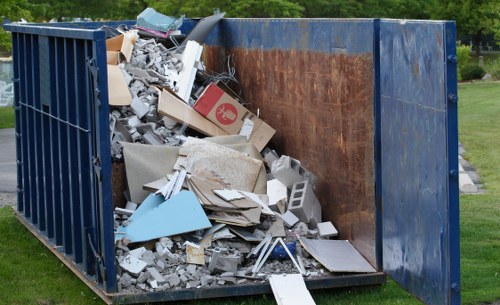 Eco-friendly disposal during garage clearance